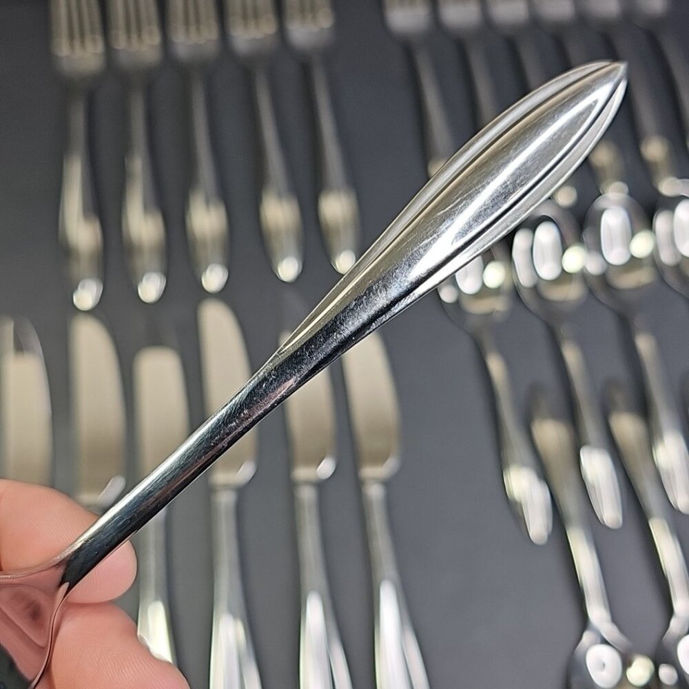 Lenox Stainless Steel 18/10 Flatware Set 30pcs Very Good Quality Service For 6